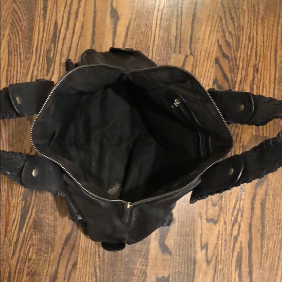 Chloe whip stitch black top handle bag - Picture 3 of 7